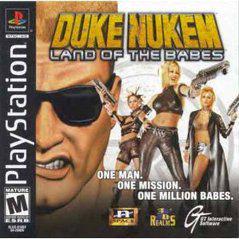 An image of the game, console, or accessory Duke Nukem Land of the Babes - (CIB) (Playstation)