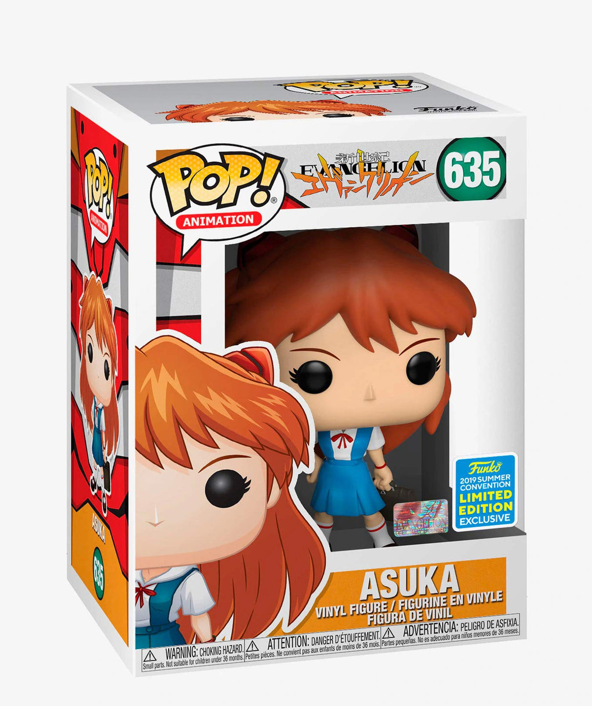 Animación POP Asuka Evangelion (Exclusivo de la Convención de Verano de 2019) 635 (Ropa pesada en caja)