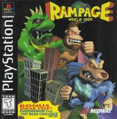 An image of the game, console, or accessory Rampage World Tour - (CIB) (Playstation)