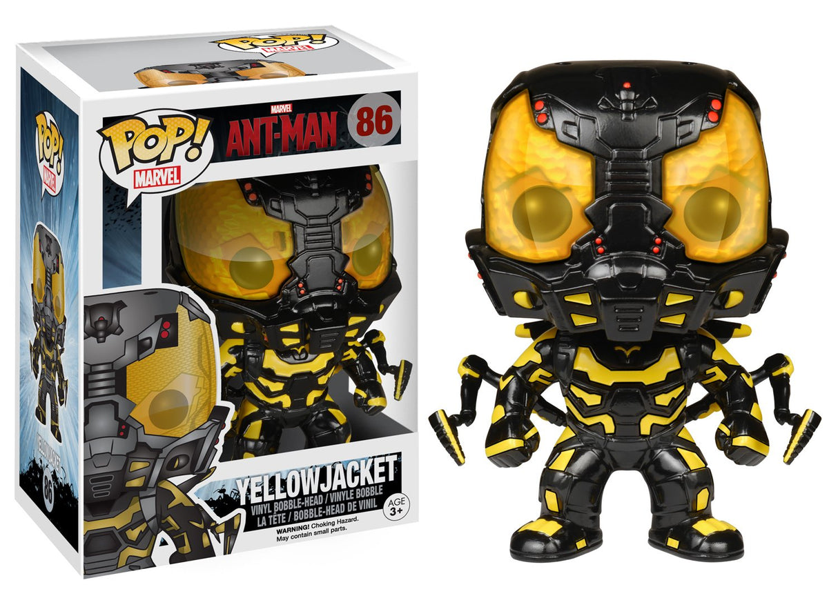 POP Marvel Yellowjacket Ant-Man (Brilla en la Oscuridad) (Exclusivo de Amazon) 86