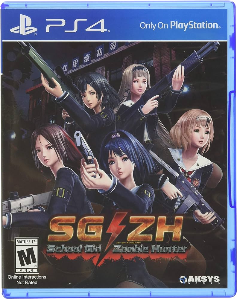 An image of the game, console, or accessory School Girl Zombie Hunter - (CIB) (Playstation 4)