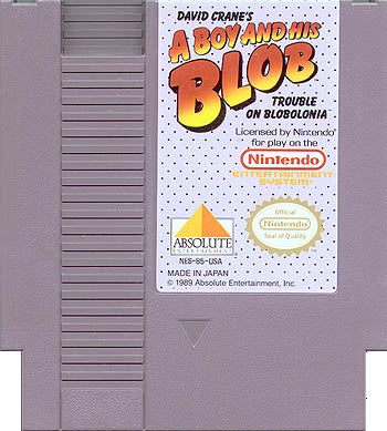 An image of the game, console, or accessory A Boy and His Blob Trouble on Blobolonia - (LS) (NES)