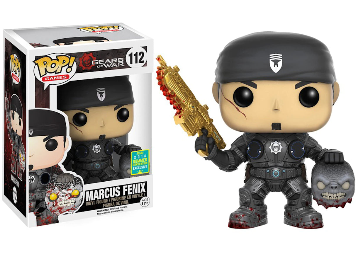 Juegos POP Marcus Fenix Gears of War (Exclusivo de la Convención de Verano de 2016) 112