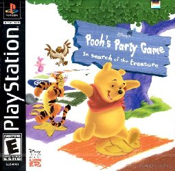 An image of the game, console, or accessory Pooh's Party Game in Search of the Treasure - (LS) (Playstation)