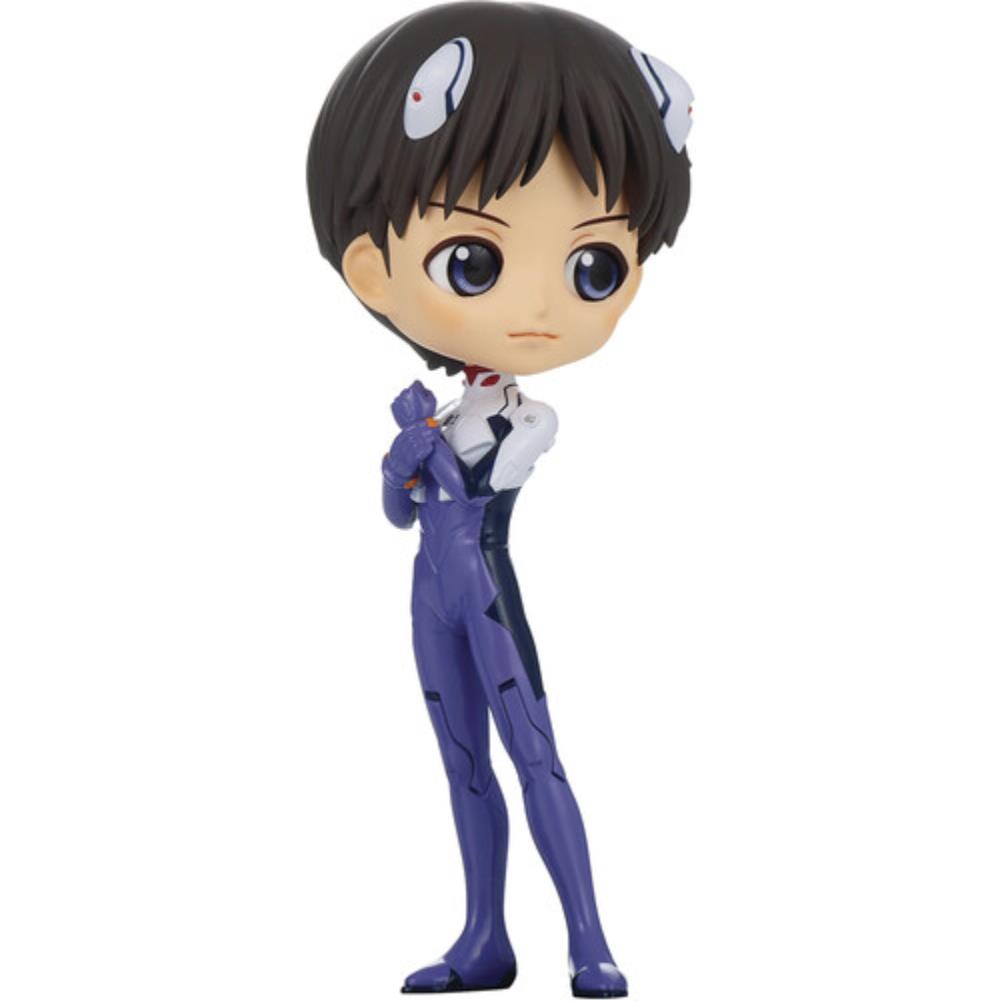 Q Posket Shinji Ikari Plugsuit Style Versión A - (Usado) (Banpresto)
