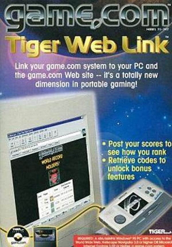 An image of the game, console, or accessory Tiger Web Link - (CIB) (Game.Com)