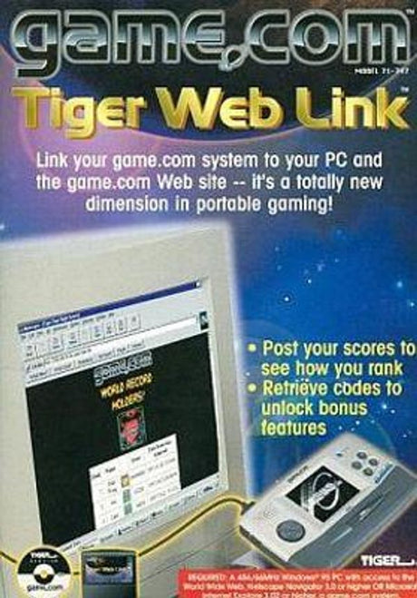 An image of the game, console, or accessory Tiger Web Link - (CIB) (Game.Com)