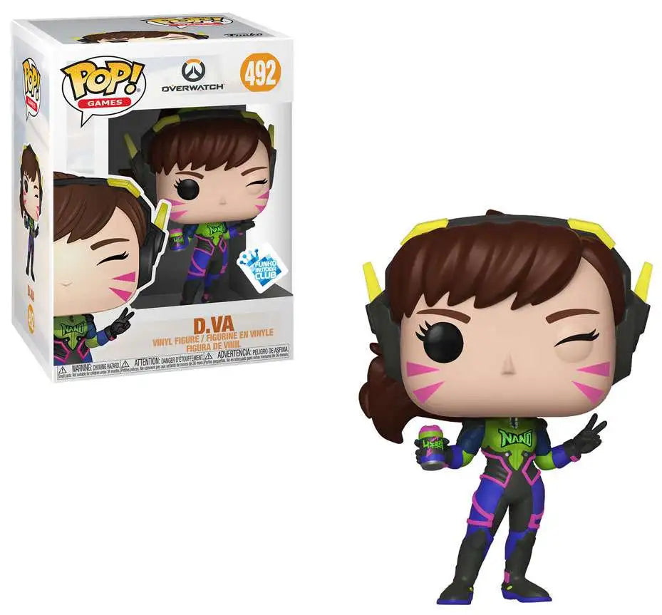 Juegos POP D.Va Overwatch (Funko Insider Club) 492