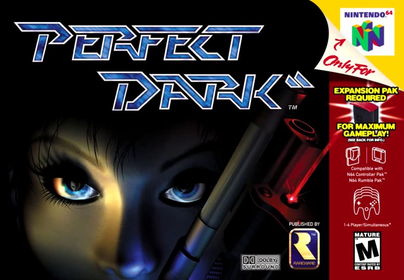 An image of the game, console, or accessory Perfect Dark - (CIB) (Nintendo 64)
