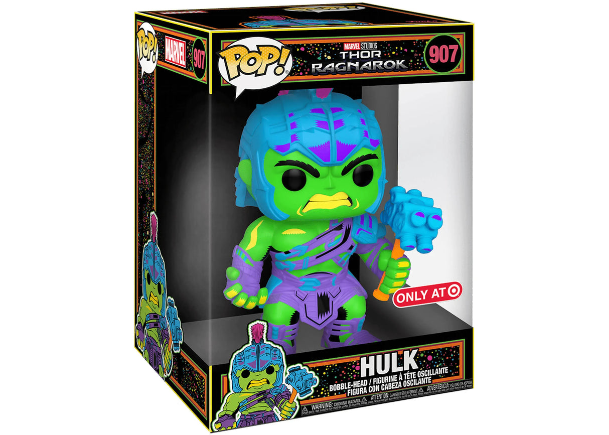 Funko POP Jumbo Hulk Thor Ragnarok (exclusivo de Target) 907