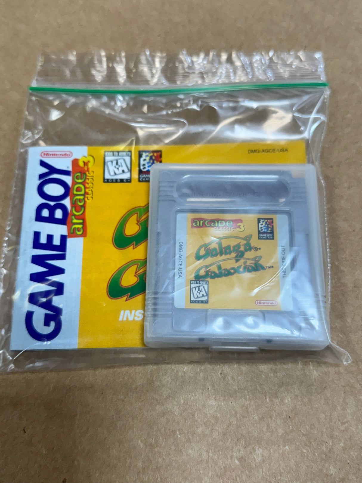 Arcade Classic 3: Galaga and Galaxian [With Manual] - (LS) (GameBoy)