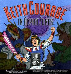 Keith Courage in Alpha Zones - (CIB Flaw) (TurboGrafx-16)
