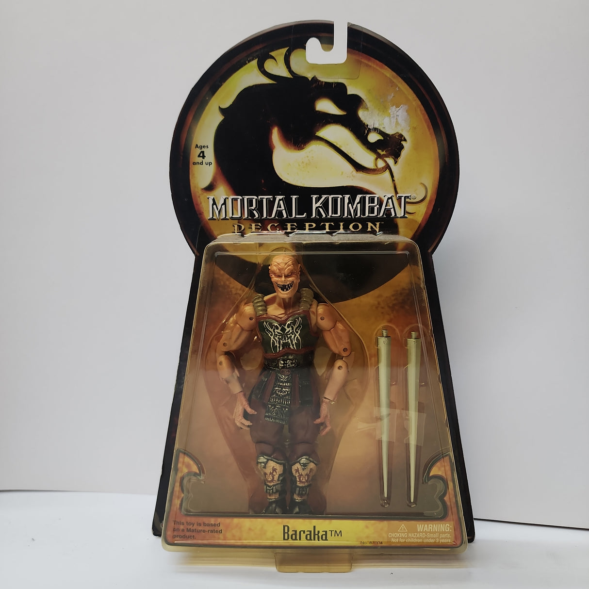 Mortal Kombat Deception Baraka Figure - (Sealed - P/O) (Jazwares) (2005)
