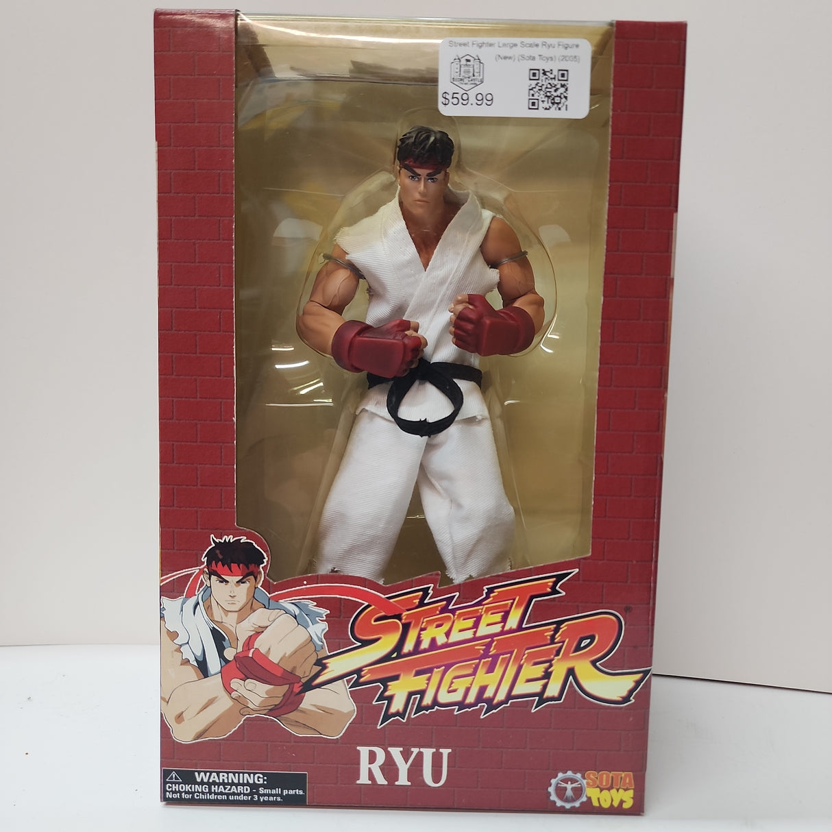 Street Fighter Large Scale Ryu Figure - (Sealed - P/O) (Sota Toys) (2005)
