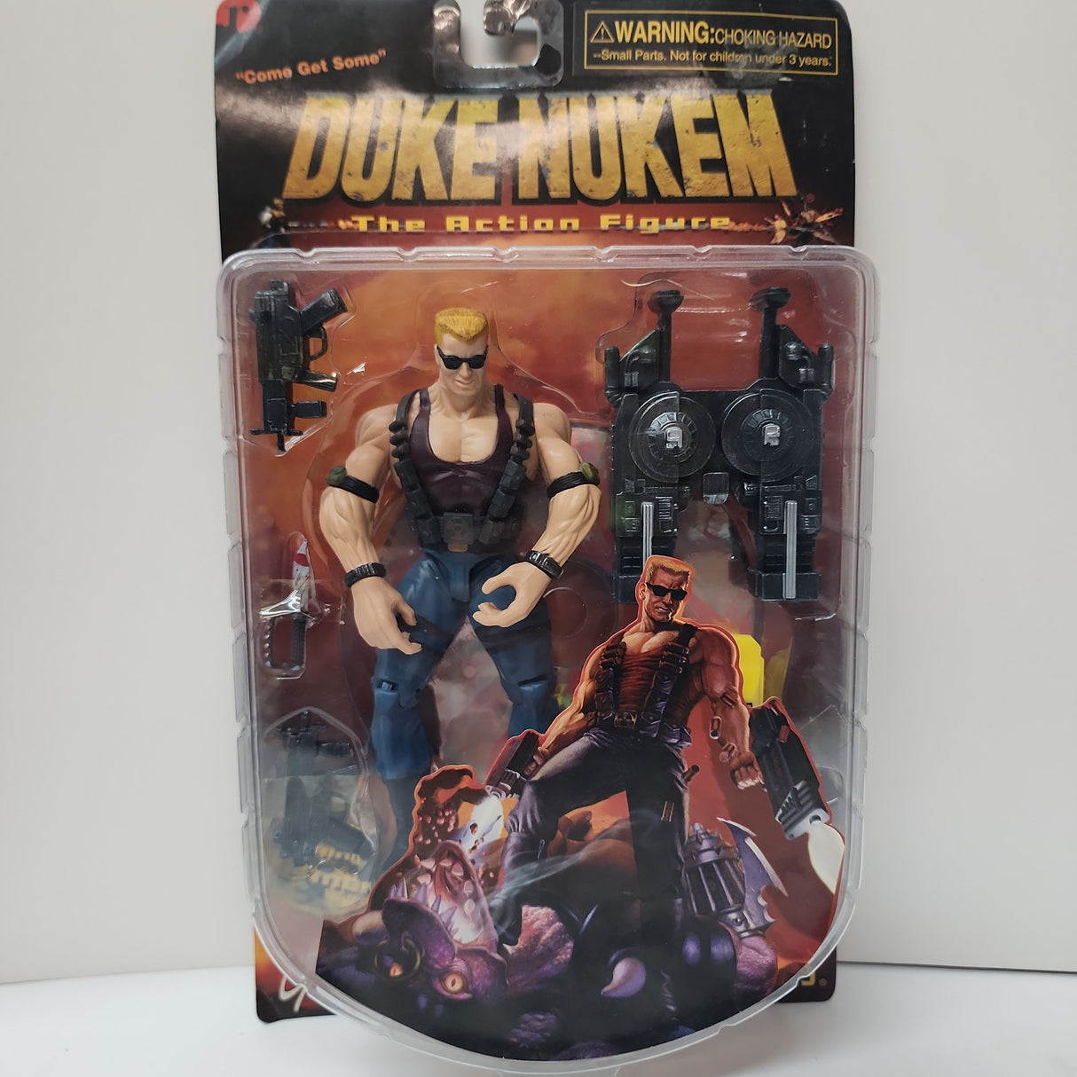 Duke Nukem Duke Action Figure -(Sealed - P/O) (1997) (Resaurus)