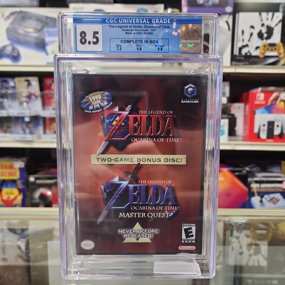 The Legend of Zelda: Ocarina of Time - (CIB) (CGC Graded 8.5) (Gamecub –  Secret Castle Toys & Games