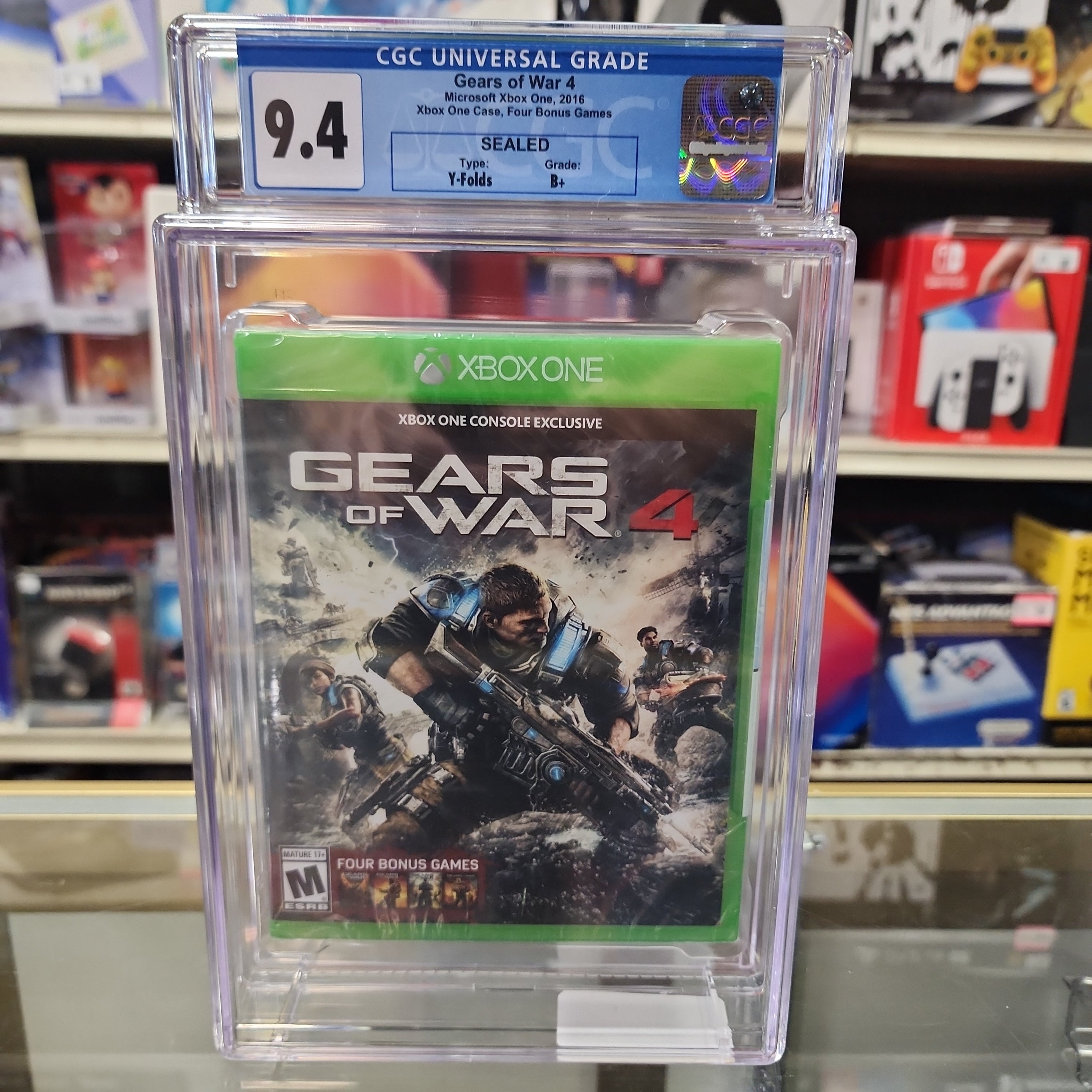 Gears of War 4 - (Sealed - P/O) (CGC Graded 9.4) (Xbox One