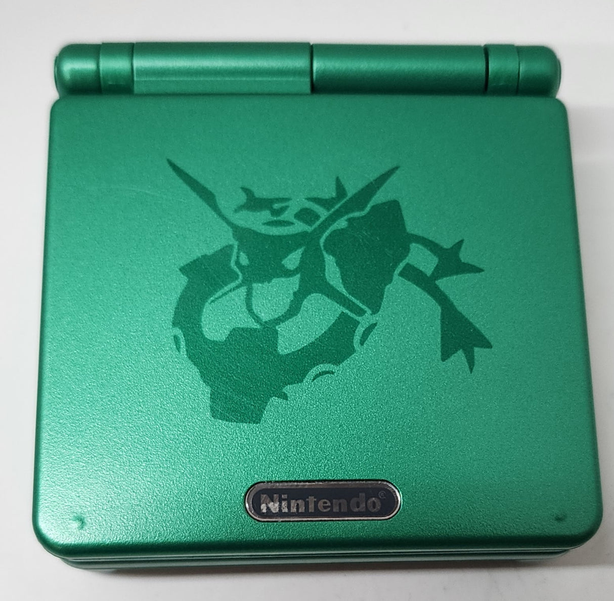 Raquaza Gameboy Advance SP personalizado - (Descripción de lectura de errores de LS) (GameBoy Advance)