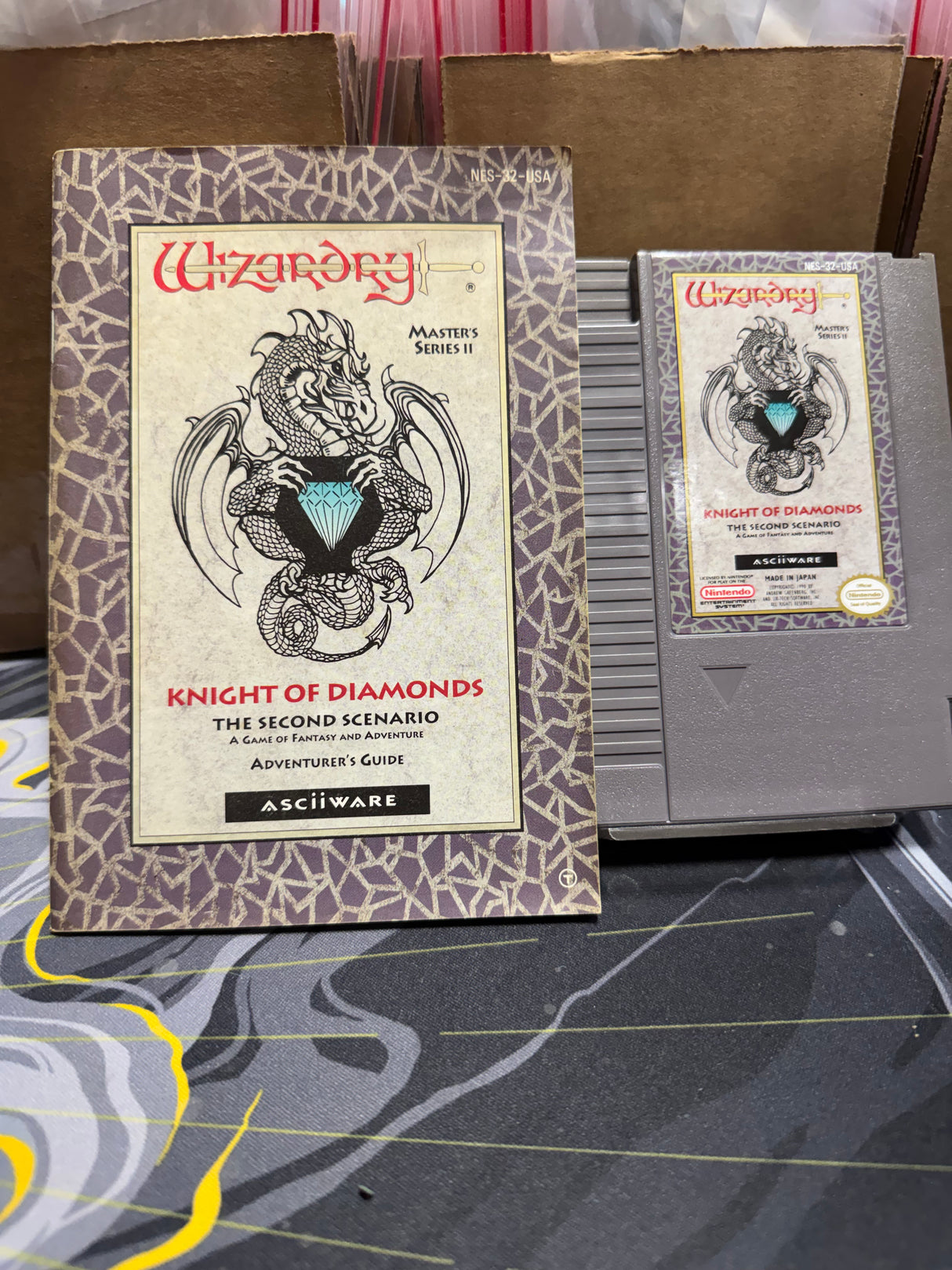 Wizardry: Knight of Diamonds Second Scenario ]With Manual] - (LS) (NES)