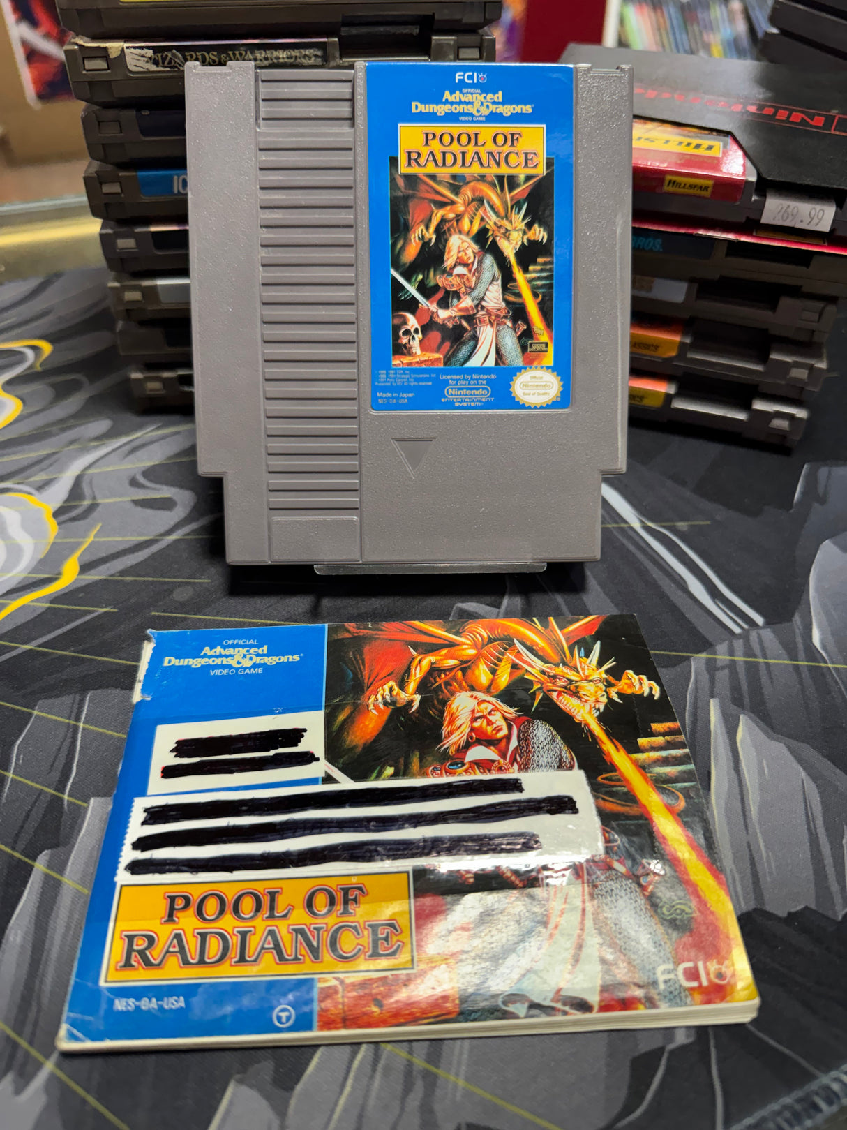 Advanced Dungeons & Dragons Pool of Radiance [With Manual] - (LS) (NES)