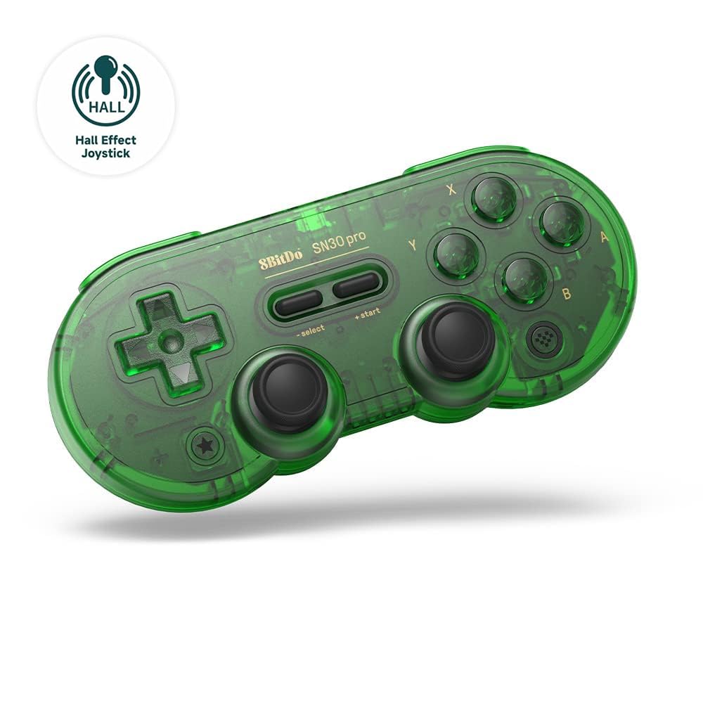 8BitDo SN30 Pro Bluetooth Controller [Jade Green] - (NEW) (Nintendo Switch)