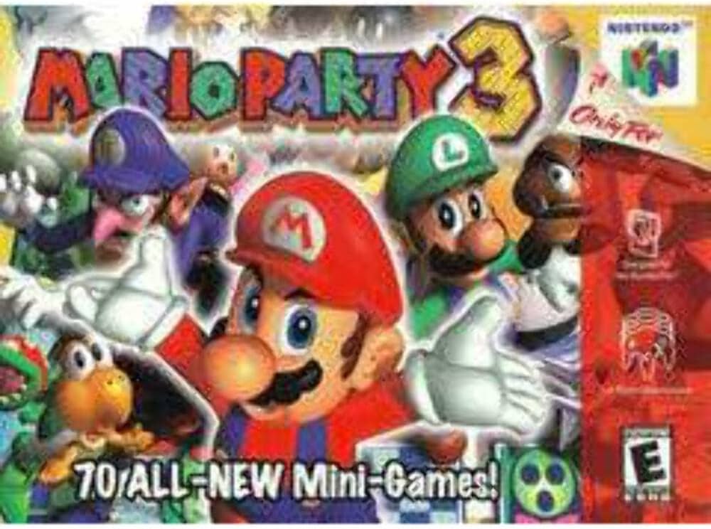 Mario Party 3 [Major Label Flaw] - (LS Flaw) (Nintendo 64)