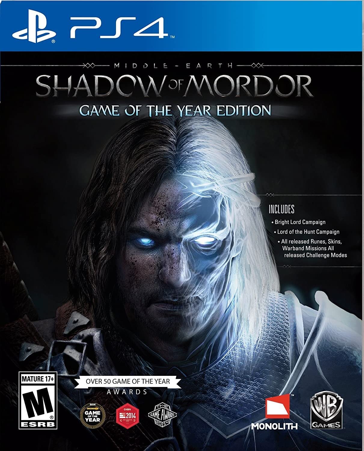 Middle Earth: Shadow of Mordor [Game of the Year] - (CIB) (Playstation 4)