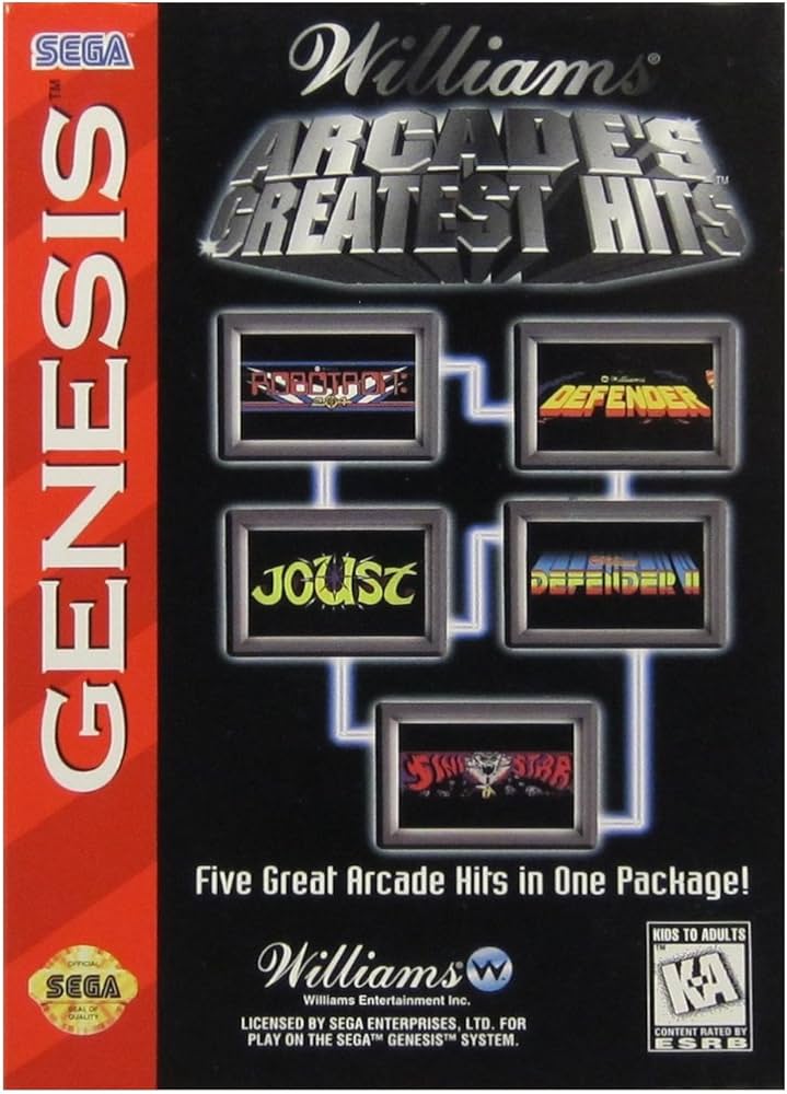Williams Arcade's Greatest Hits [Cardboard Box] - (CIB) (Sega Genesis)