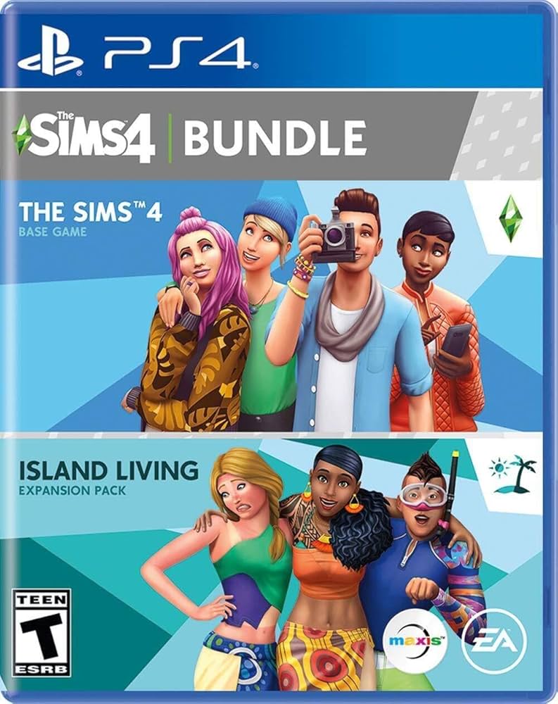 The Sims 4 Bundle: Island Living - (CIB) (Playstation 4)
