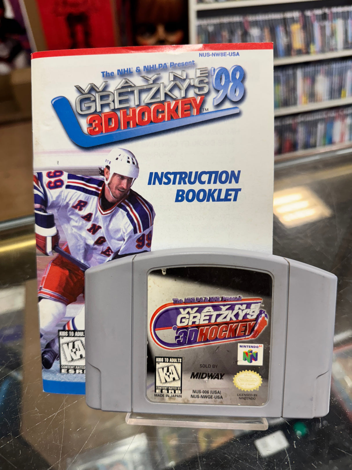 Wayne Gretzky's 3D Hockey 98 [With Manual] - (LS) (Nintendo 64)