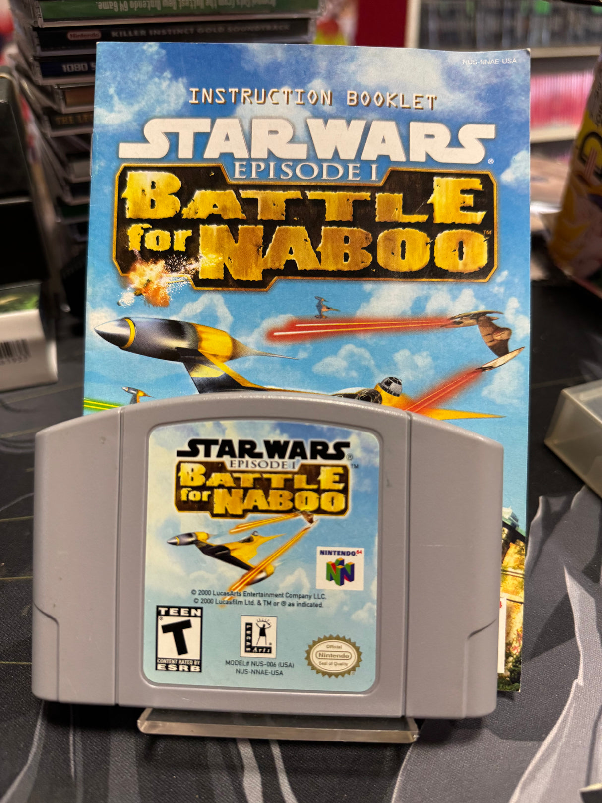 Star Wars Battle for Naboo [With Manual] - (LS) (Nintendo 64)