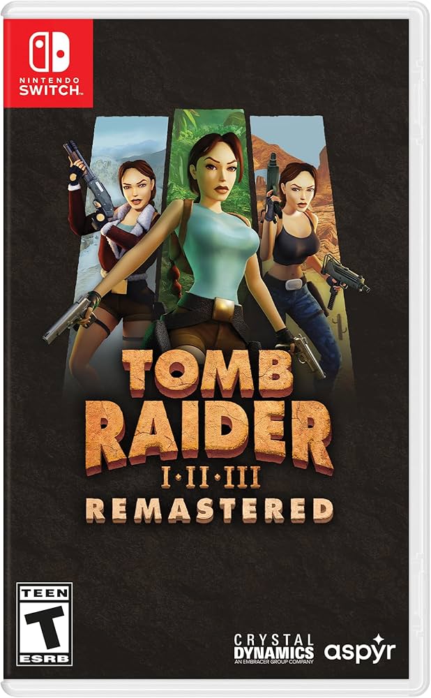 Tomb Raider I-III Remastered - (CIB) (Nintendo Switch)