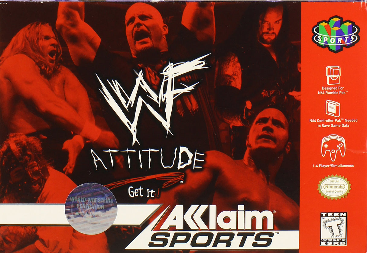 WWF Attitude - (CIB) (Nintendo 64)