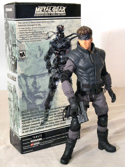 Metal Gear Solid Solid Snake Konami Doll Collection Figure - (Sealed - P/O) (Yamato) (2002)