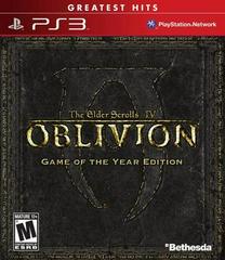 Elder Scrolls IV Oblivion Game of the Year [Greatest Hits] - (CIB) (Playstation 3)
