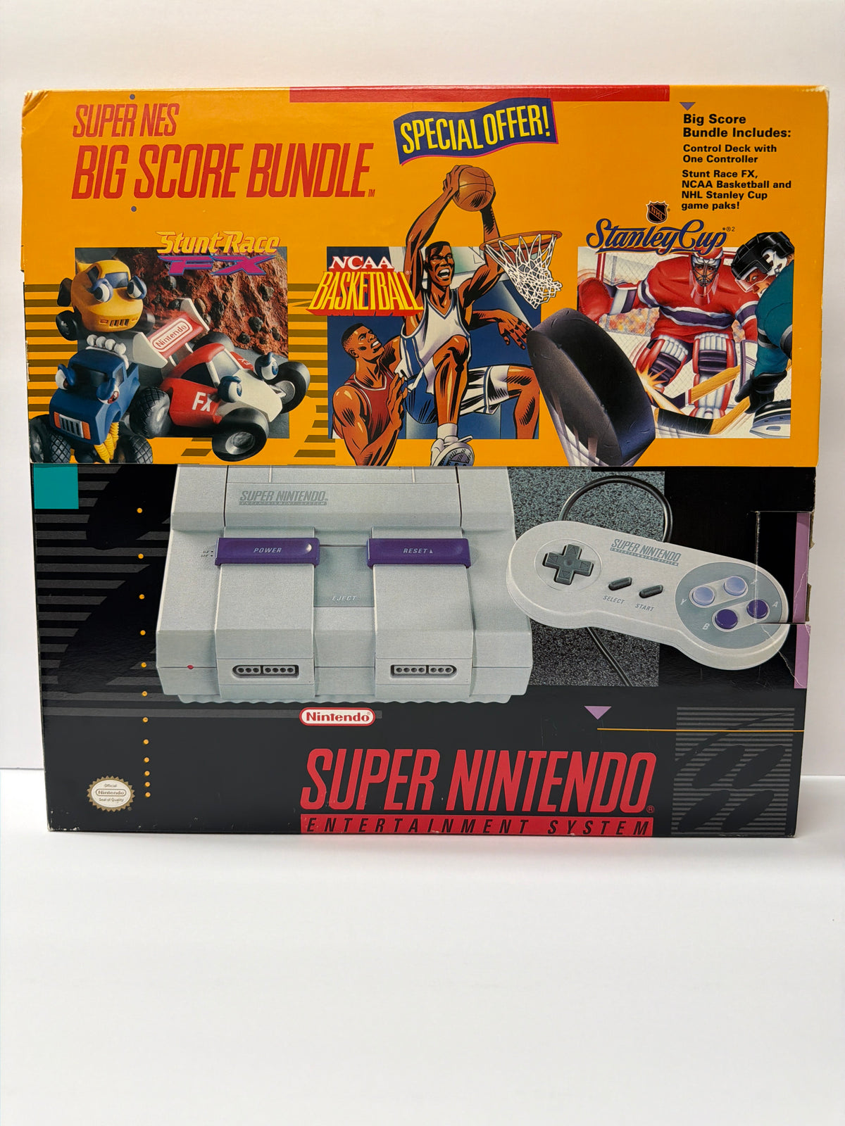 Super Nintendo System [Big Score Bundle] - (CIB) (Super Nintendo)