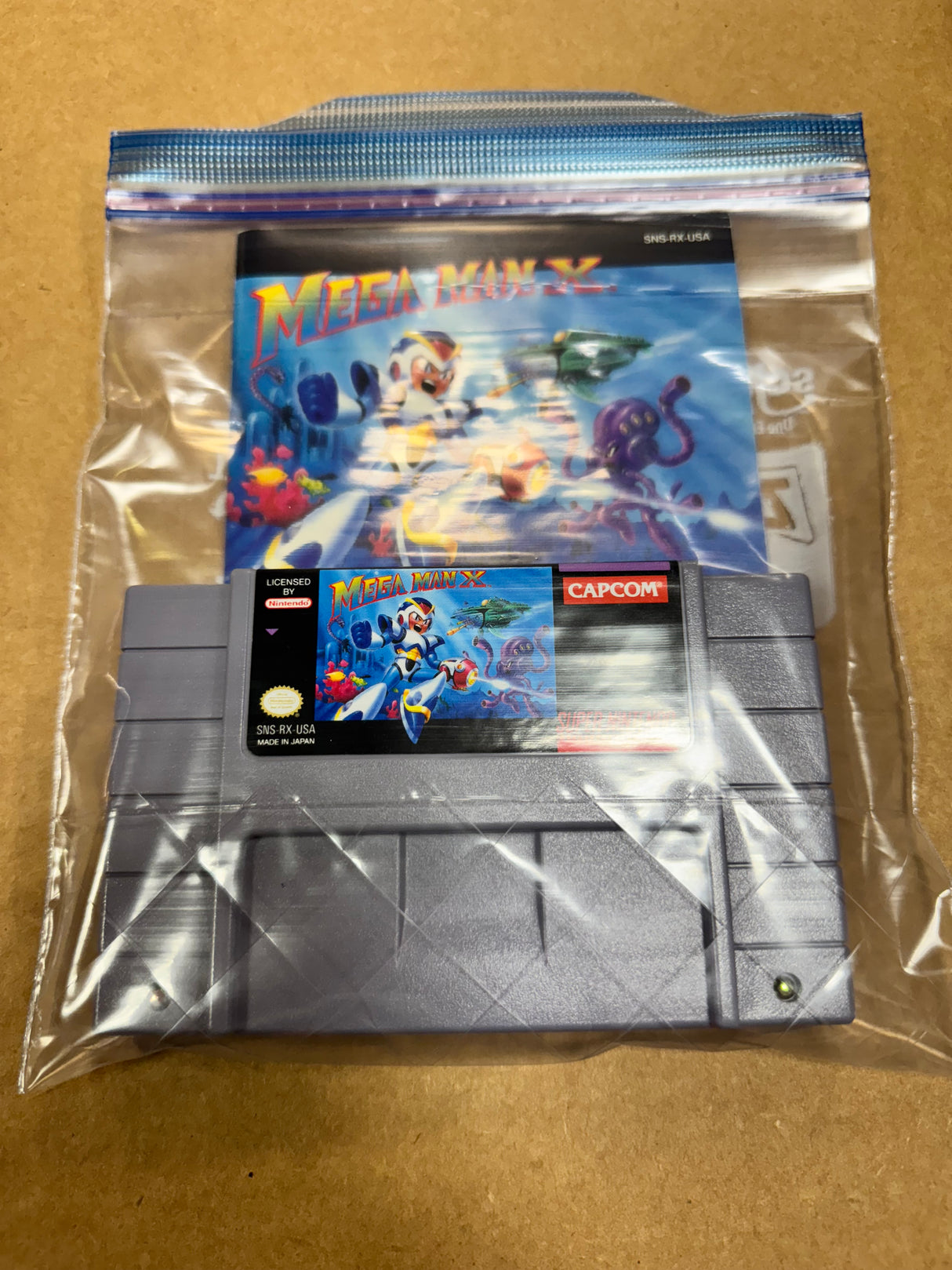 Mega Man X with Manual - (LS) (Super Nintendo)