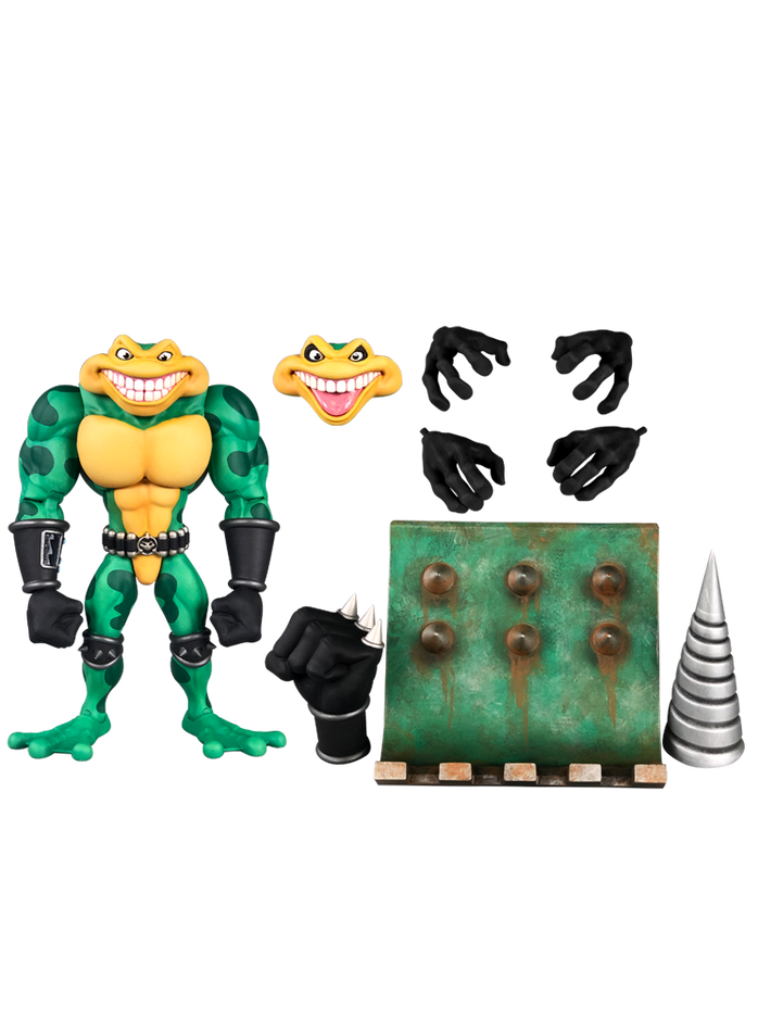 Battletoads Zitz Action Figure w/ Box 6" - Pre-Owned