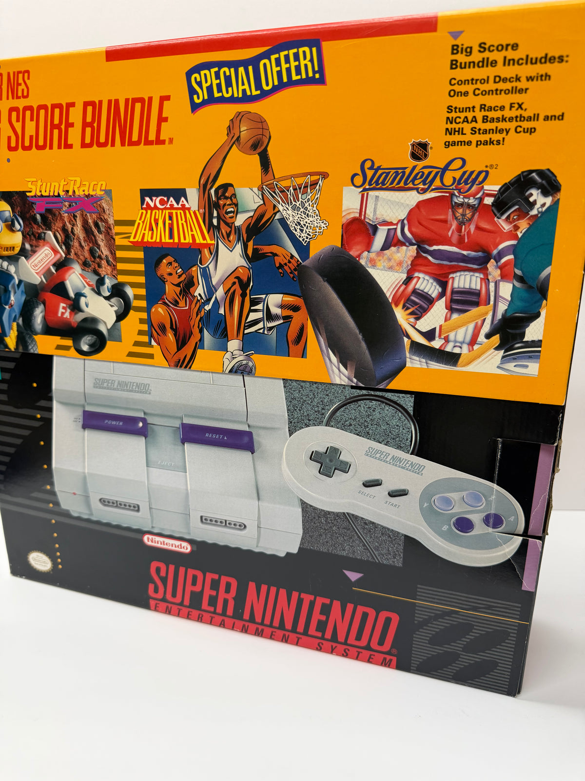 Super Nintendo System [Big Score Bundle] - (CIB) (Super Nintendo)