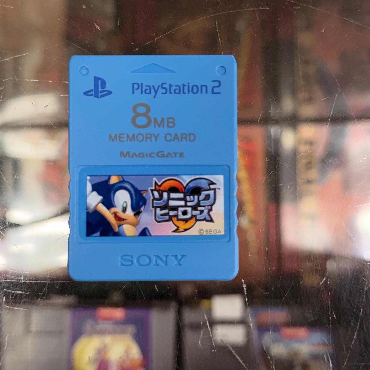 8MB Memory Card [Blue] - (LS) (JP Playstation 2)