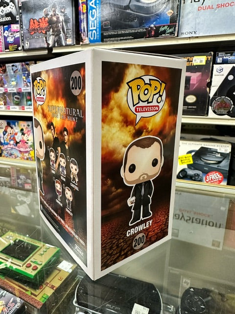 Funko Pop Supernatural Crowley SIGNED #200