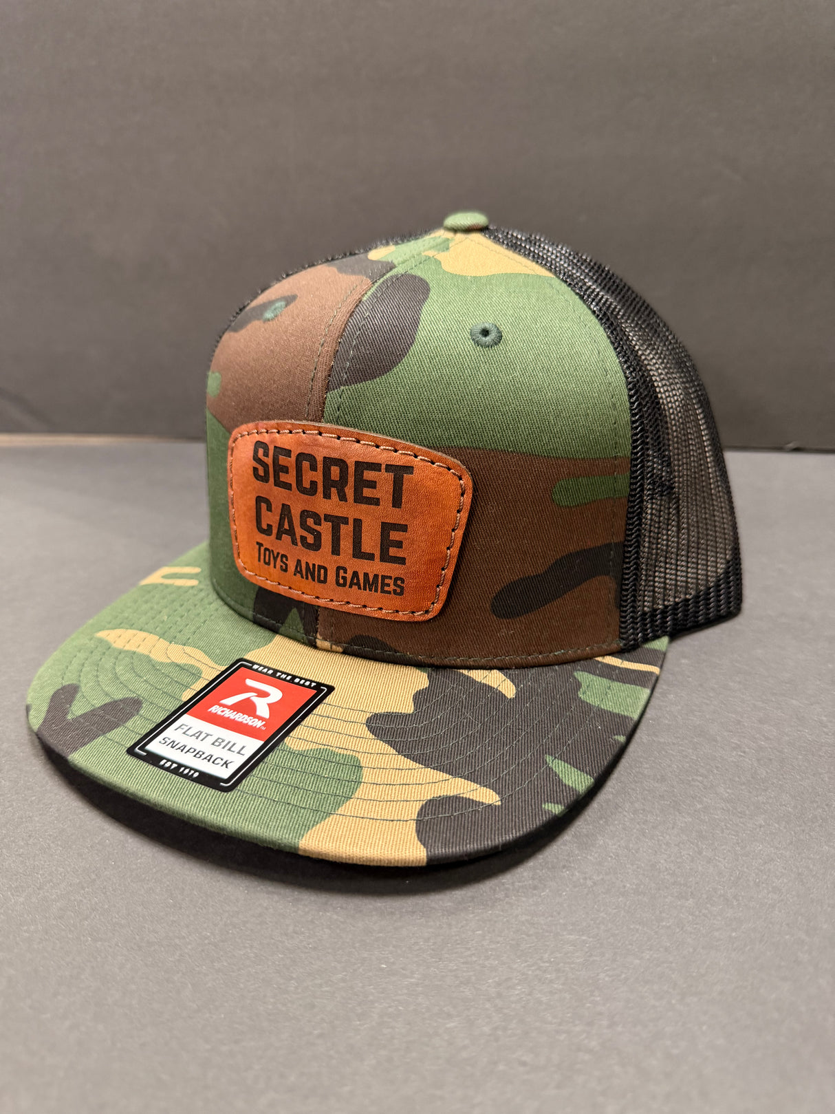 Richardson 511 Green Camo/Black Sign Patch