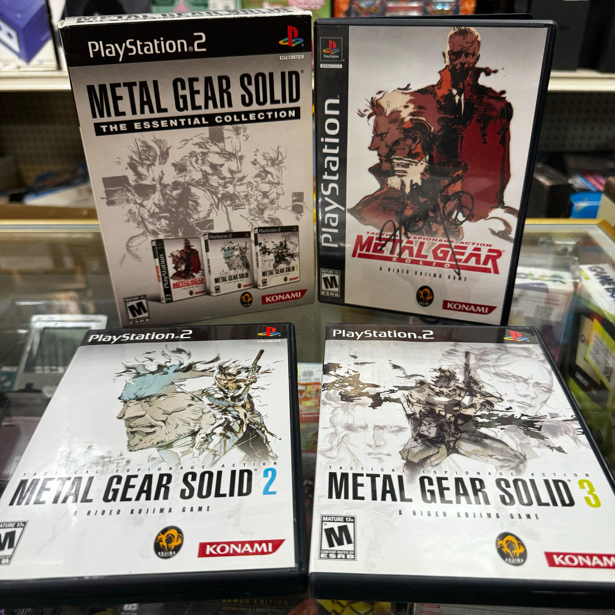 Metal Gear Solid Essential Collection [SIGNED] - (CIB) (Playstation 2)