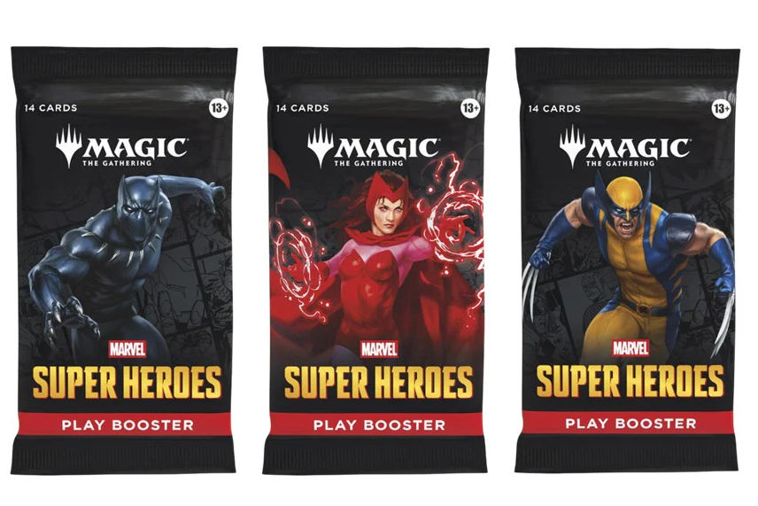 Marvel Super Heroes Play Booster Pack NEW