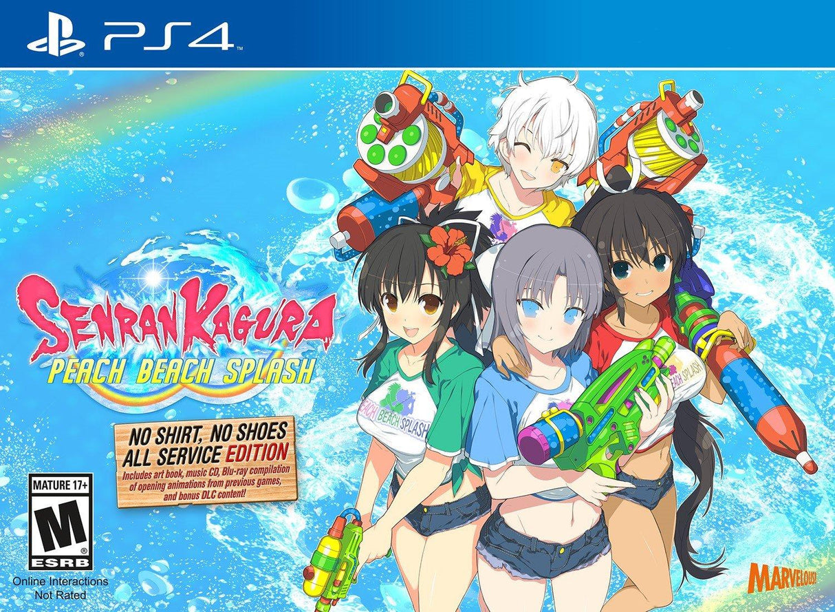 Senran Kagura: Peach Beach Splash [Collector Edition] - (CIB) (Playstation 4)