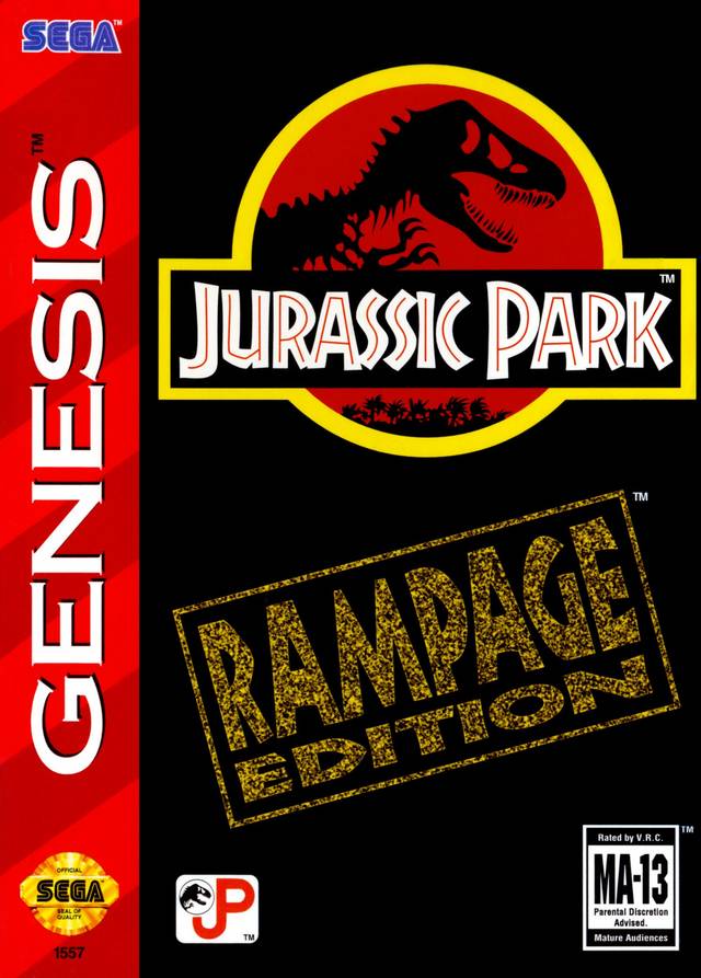 Jurassic Park: Rampage Edition [Cardboard Box] - (Missing) (Sega Genesis)