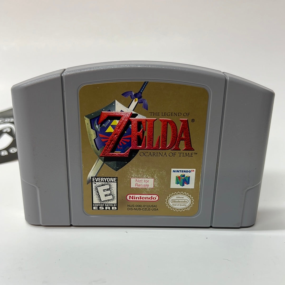 An image of the game, console, or accessory Zelda Ocarina of Time [Not for Resale] - (LS) (Nintendo 64)