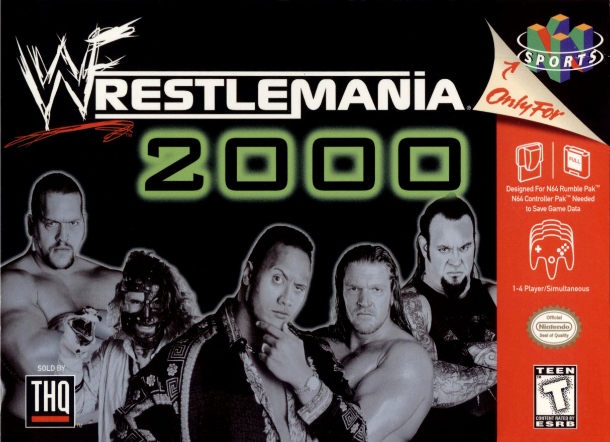 WWF Wrestlemania 2000 - (CIB Flaw) (Nintendo 64)