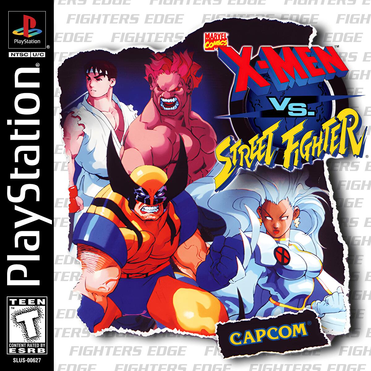 X-men vs Street Fighter - (CIB) (Playstation)