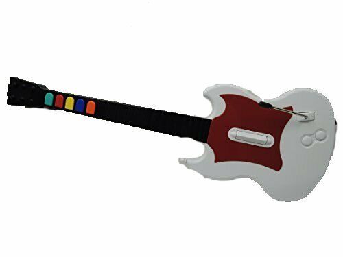 White/Red SG Gibson Wired Guitar Hero Guitar Controller - (LS) (Playstation 2)